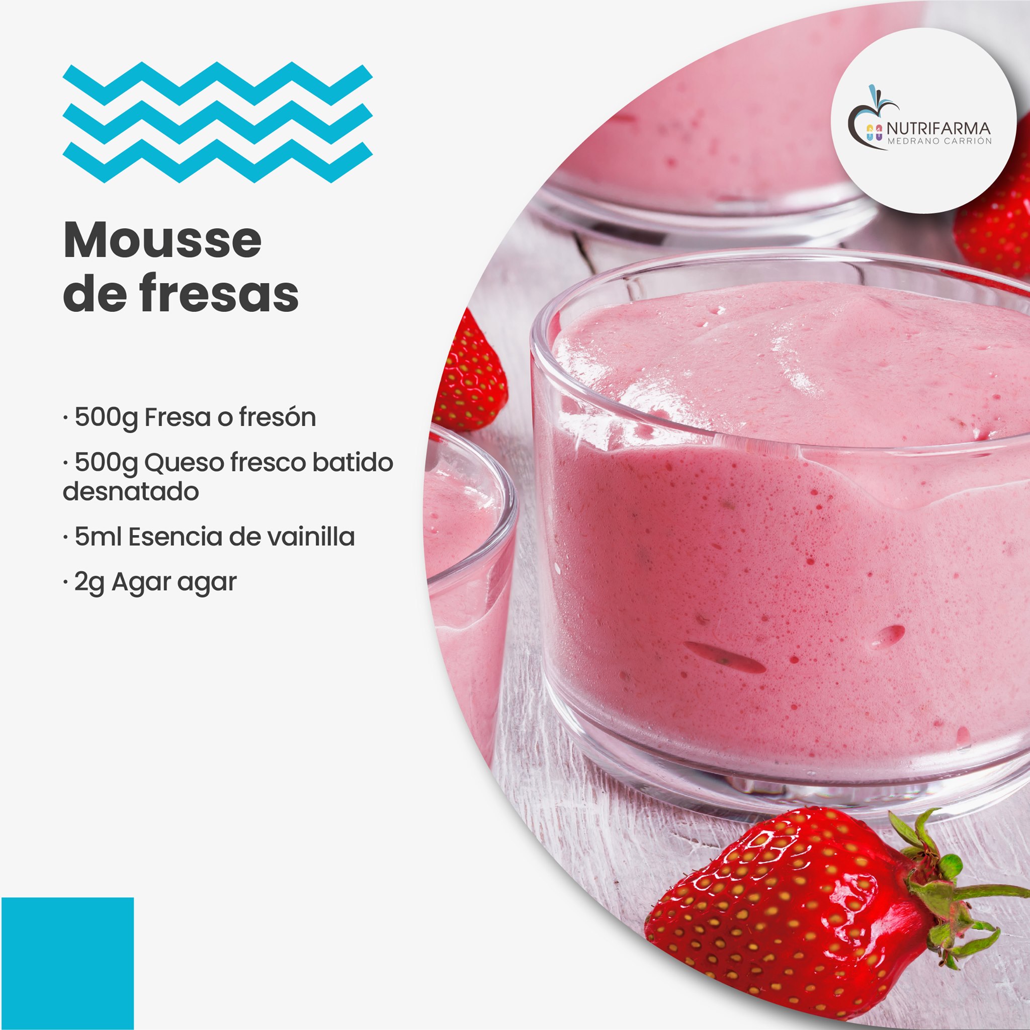 Mousse de Fresa | Comida sana